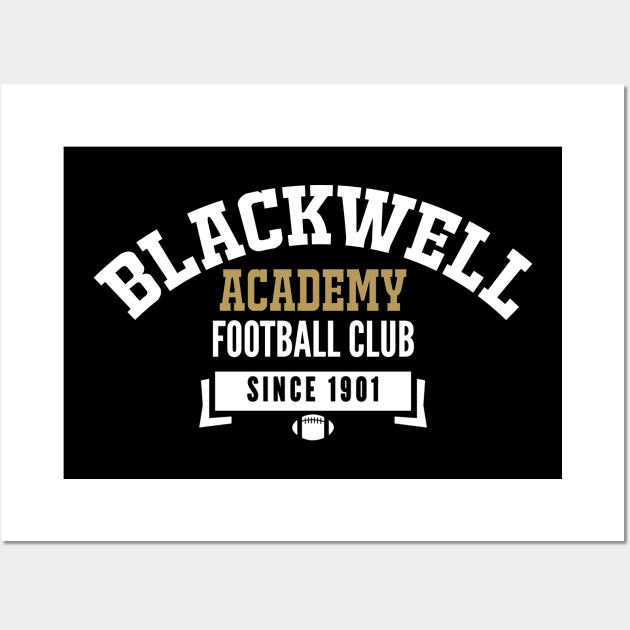 Blackwell Academy Football Club Vintage Design Wall Art by AniReview